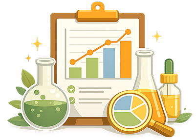 Ingredient-level performance data visualization